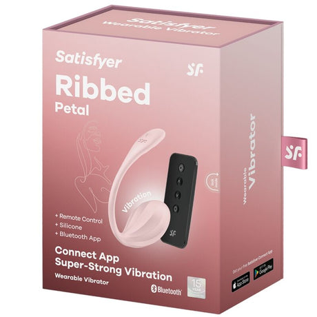 Vibrator Ribbed Petal g Point Fernbedienung Stimulator Rose Kostenlose App Schwarz.6