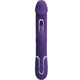 Pretty Love - Kampas Rabbit 3 in 1 Multifunktionsvibrator mit Zunge Violett