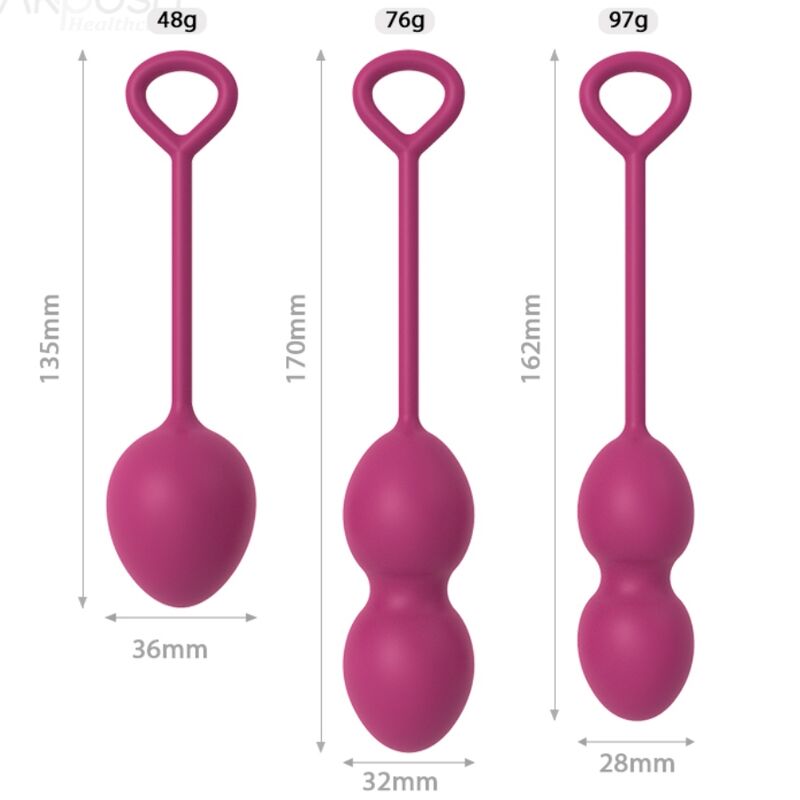 Armony - Anabiosis Vaginalhantel 3 Ebenen Burgund
