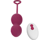 Armony - Blossoms Vaginal Hantel Vibration Fernbedienung 10 Vibrationen Dunkelrot