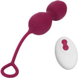 Armony - Blossoms Vaginal Hantel Vibration Fernbedienung 10 Vibrationen Dunkelrot