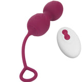 Armony - Blossoms Vaginal Hantel Vibration Fernbedienung 10 Vibrationen Dunkelrot