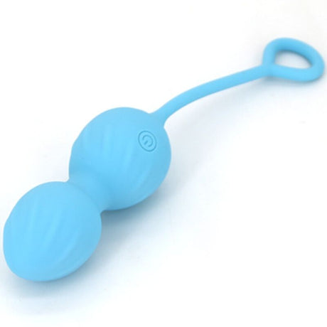 Masturbator Blossoms Vaginal Hantel Vibration Fernbedienung 10 Vibrationen Blau.5