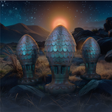 Epic - Vrakos Drachenei Analstecker Grösse S