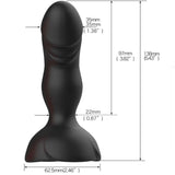 Armony - Extreme A Bloom Rose Vibrator & Analstecker Fernbedienung Schwarz