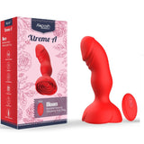 Armony - Extreme A Bloom Rose Vibrator & Analstecker Fernbedienung Rot