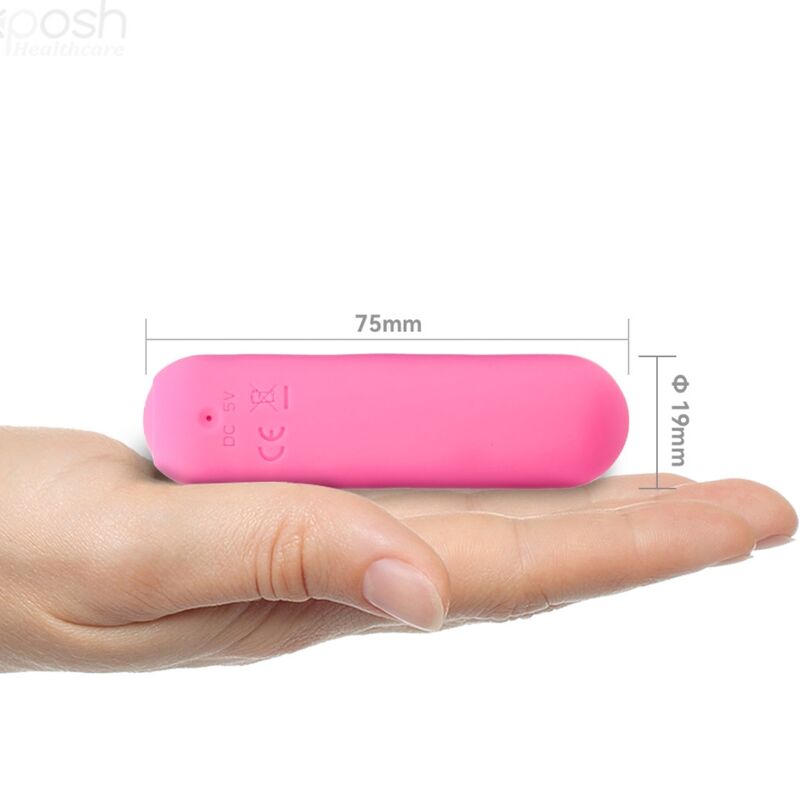 Armony - Splash Joie Vibrator Bullet Silikon Fernbedienung 10 Vibrationen 75 x 19 cm Rosa