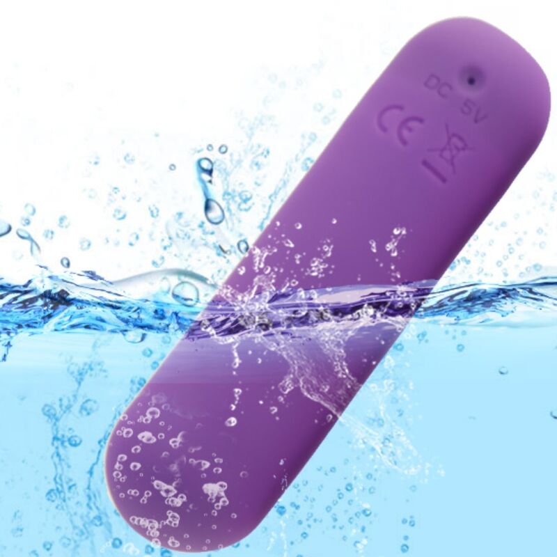 Armony - Splash Joie Vibrator Bullet Silikon Fernbedienung 10 Vibrationen 75 x 19 cm Lila