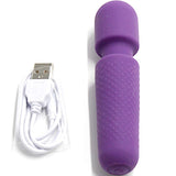 Armony - Your Magic Massager & Vibrator Wiederaufladbar 10 Vibrationen Stab Punkte Lila