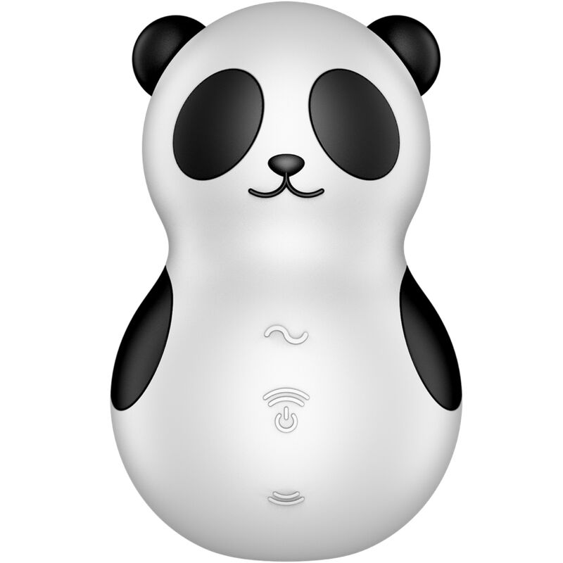 Satisfyer - Pocket Panda Stimulator & Vibrator Schwarz Weiss