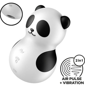 Satisfyer - Pocket Panda Stimulator & Vibrator Schwarz Weiss