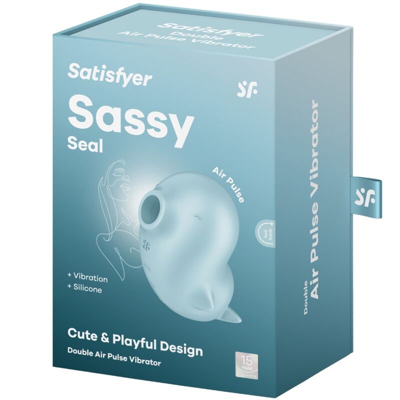 Satisfyer - Sassy Seal Stimulator & Vibrator Blau