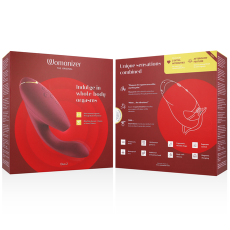 Womanizer - Duo 2 Stimulator Bordeaux