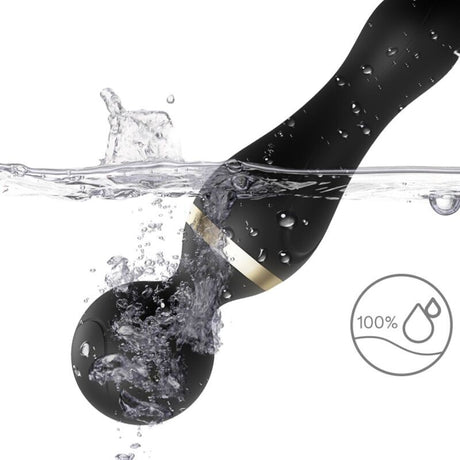 Armony - Freeza Massager & Vibrator Super Flexibler Kopf Schwarz