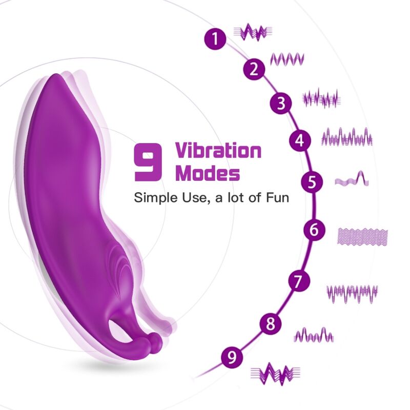 Armony - Honeybee Tragbares Höschen Vibrator g-Spot Fernbedienung Lila