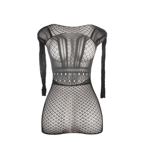 Subblime - 951931 Kurzes Netzkleid mit Nacktem Rücken Eine Grösse