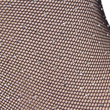 Subblime - 952297 Glnzender Netz-Body mit Schulterfreien Langen Rmeln Schwarz Eine Grösse