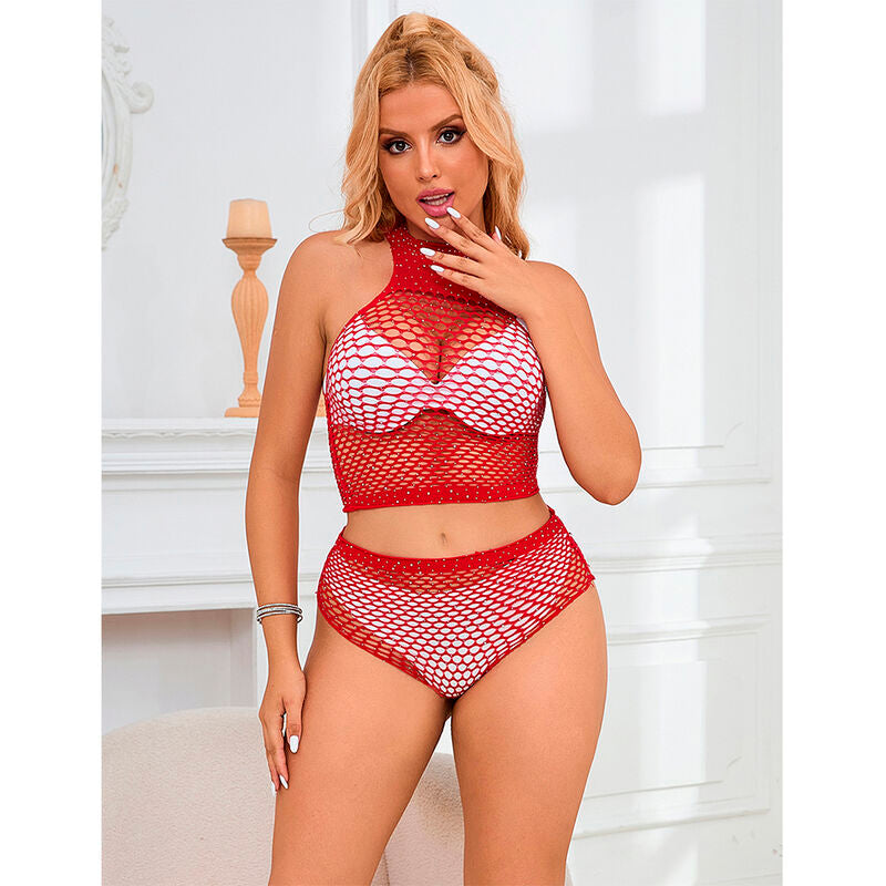 Subblime - 952402 Netzset mit Rosa Diamanten Eine Grösse