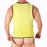 Macho - Gelbes T-Shirt L/XL