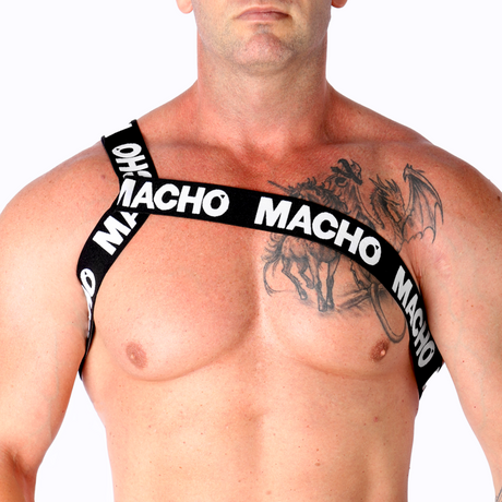 Harness Römisches Geschirr Weiss L/XL Weiß