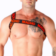 Macho - Römisches Geschirr Rot L/XL