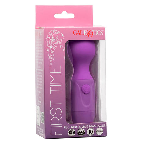 Calexotics - First Time Wiederaufladbares Massagerät 10 Vibrationen Lila