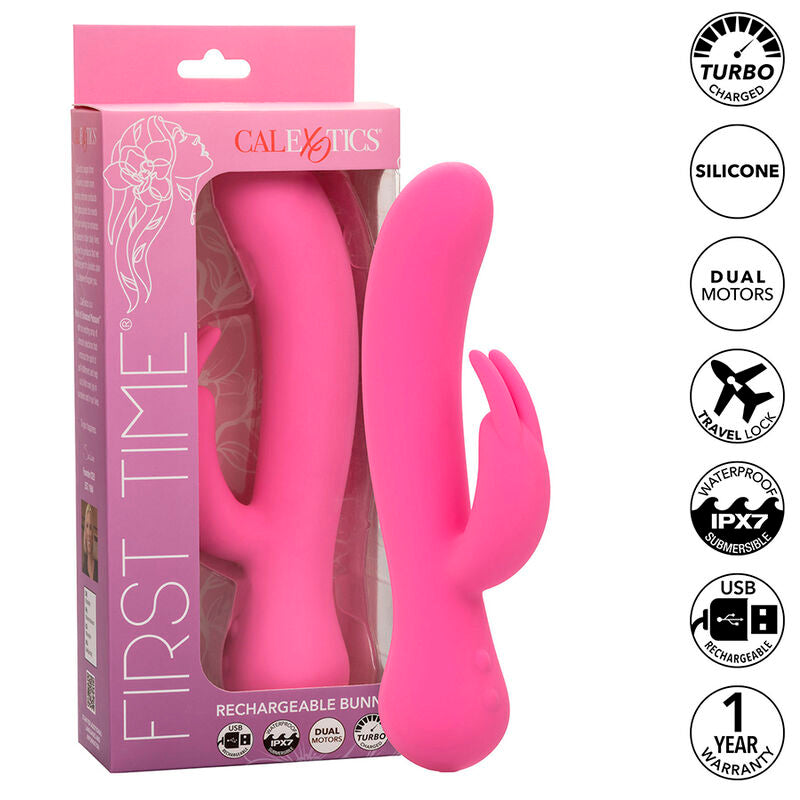 Calexotics - First Time Vibrator Rabbit Wiederaufladbar Rosa