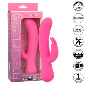 Calexotics - First Time Vibrator Rabbit Wiederaufladbar Rosa