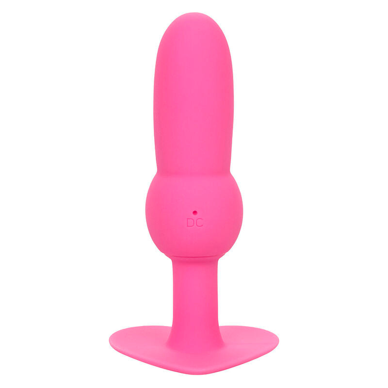 Calexotics - First Time Anal Plug mit Perlensonde 10 Vibrationen Rosa