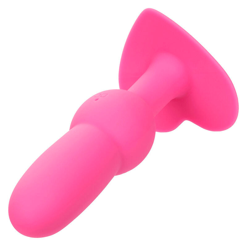 Calexotics - First Time Anal Plug mit Perlensonde 10 Vibrationen Rosa