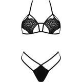 Livco Corsetti Fashion - Jimena Lc 20216 Bh + String Schwarz Eine Grösse
