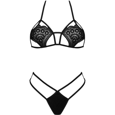 Livco Corsetti Fashion - Jimena Lc 20216 Bh + String Schwarz Eine Grösse