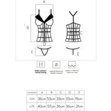 Livco Corsetti Fashion - Laura Lc 20215 Korsett + String S/M