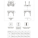 Livco Corsetti Fashion - Soledad Lc 20217 Bh + Hösche + Strumpfgürtel L/XL
