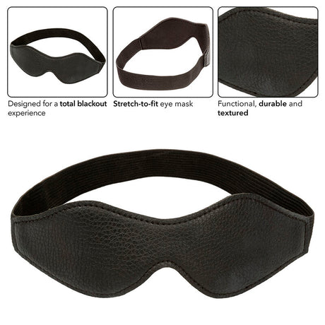 Calexotics - Nocturnal Augenmaske PVC Leder Schwarz