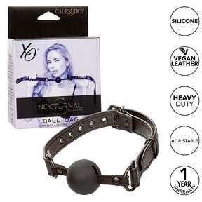 Calexotics - Nocturnal Ball Gag Silikon Schwarz