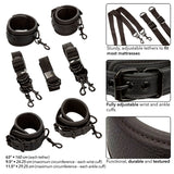 Calexotics - Nocturnal Bettfesseln Leder Verstellbar Schwarz