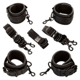 Calexotics - Nocturnal Bettfesseln Leder Verstellbar Schwarz