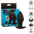 Calexotics - Rock Bottom Perfect Anal Plug 10 Vibrationen Silikon Schwarz