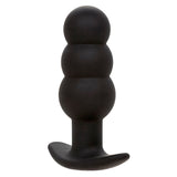 Calexotics - Rock Bottom Anal Plug mit Perlen 10 Vibrationen Silikon Schwarz