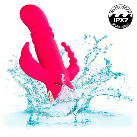 Calexotics - Jack Fantasy Dreifach Beheizter Vibrator Rabbit Rosa