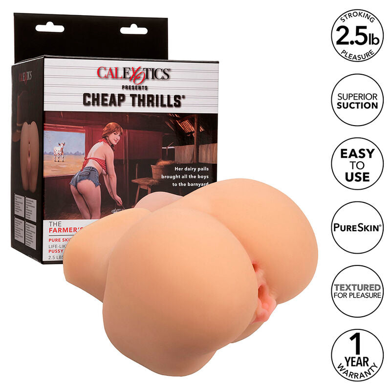 Calexotics - the Farmers Daughter Doppelt Realistischer Masturbator, Fleisch