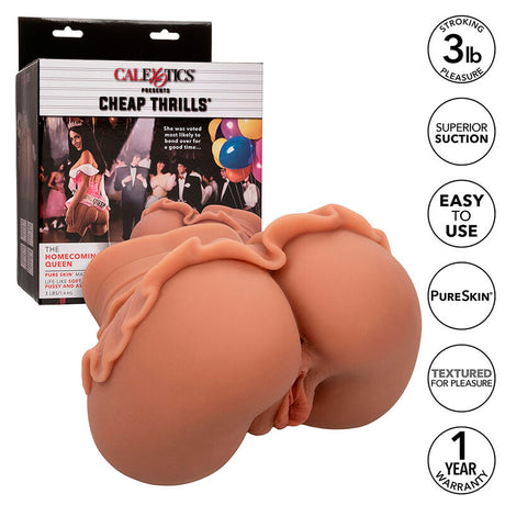 Calexotics - the Homecoming Queen Doppelt Realistischer Masturbator Karamell