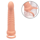 Calexotics - Maxx Ribbed Dual Penetrator 10 Vibrationen Fleisch