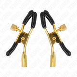 Kink - Goldene Nippelklemmen 6 cm