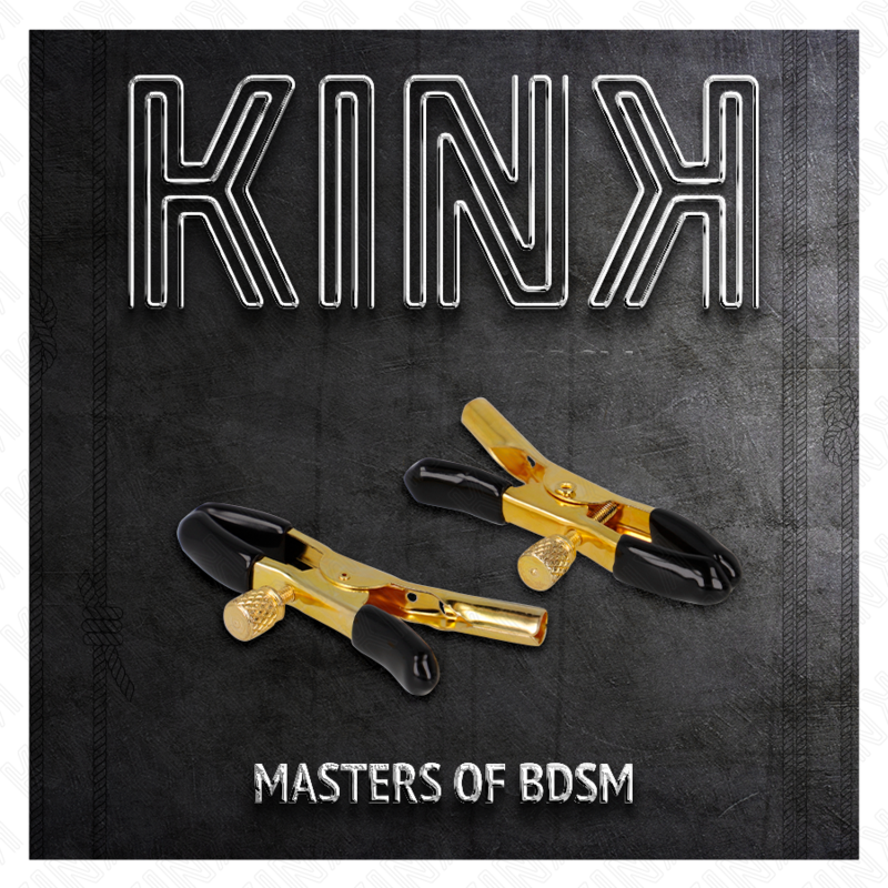 Kink - Goldene Nippelklemmen 6 cm