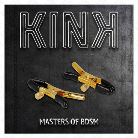 Kink - Goldene Nippelklemmen 6 cm