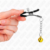 Kink - Goldene Jingle Bell Anhänger-Nippelklammern 6 cm