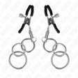 Nippelklemmen mit drei O-Ringen Schwarz 6 cm