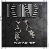 Kink - O-Ring Nippelklemme und Kleine Kette Silber 6 cm
